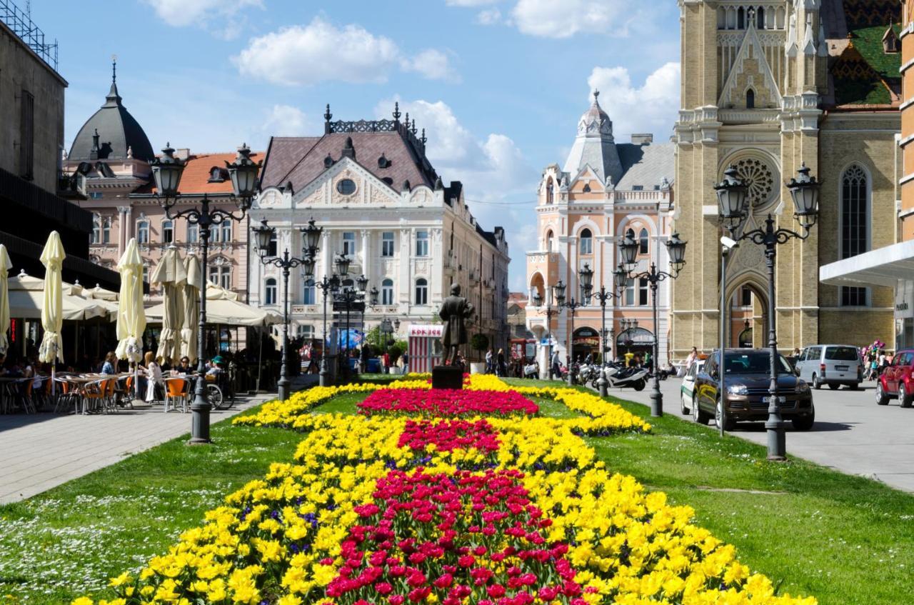 ! Promo! Central Evergreen Studio - Free Public Parking-Fast Wi-Fi Nowy Sad Zewnętrze zdjęcie